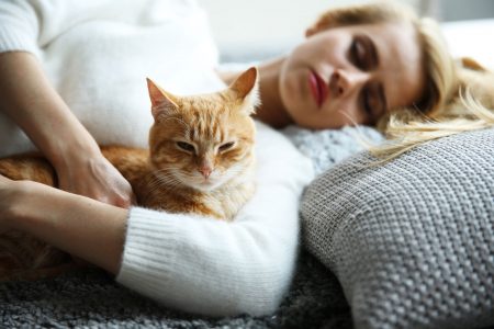 Proč si na nás kočky lehají, když jsme nemocní?
